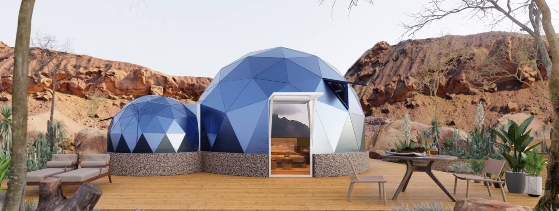 阳谷县球形智能光伏玻璃星空房